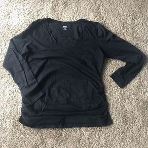 long sleeve maternity shirt